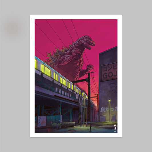 "Gojira" print & stickers