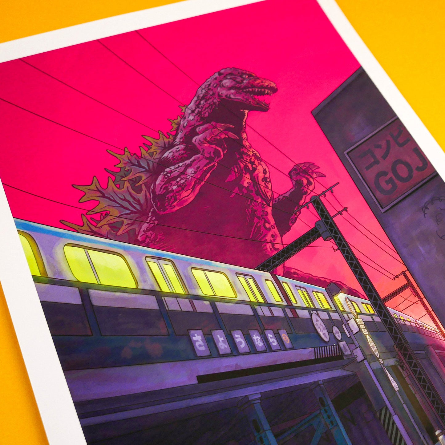 "Gojira" print & stickers